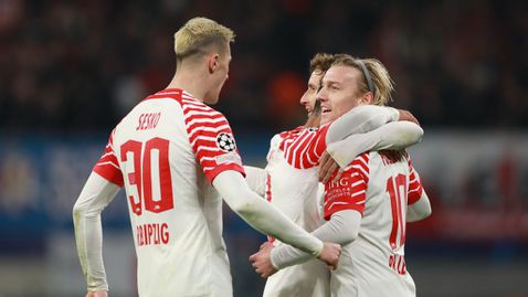 РБ Лайпциг и Йънг Бойс си размениха три гола в рамките на пет минути