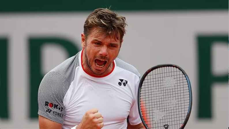 Швейцарският тенисист Стан Вавринка който получи уайлд кард за турнира