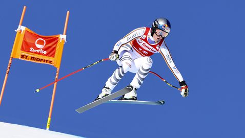 Германка спечели второто спускане в Санкт Мориц, Вон отново на подиума