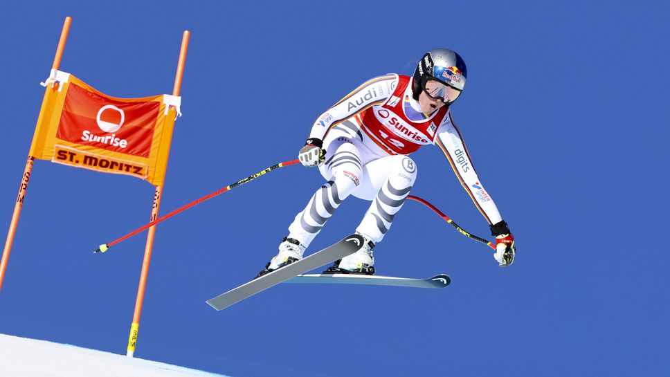 Германката Ема Айхер изненадващо спечели спускането за жени от Световната