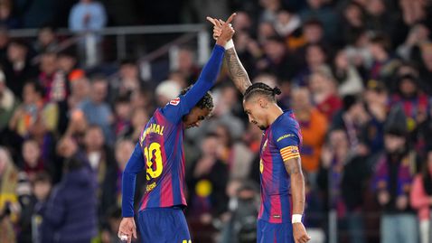 Рафиня изстреля Барселона на седем точки пред Реал Мадрид