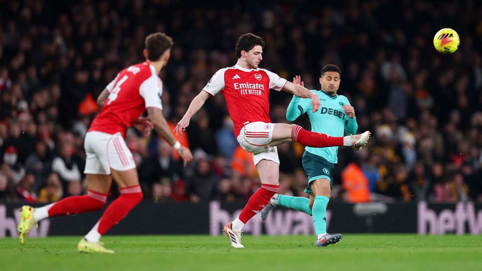 Арсенал 0:0 Уулвърхамптън, спасяване на Давид Рая