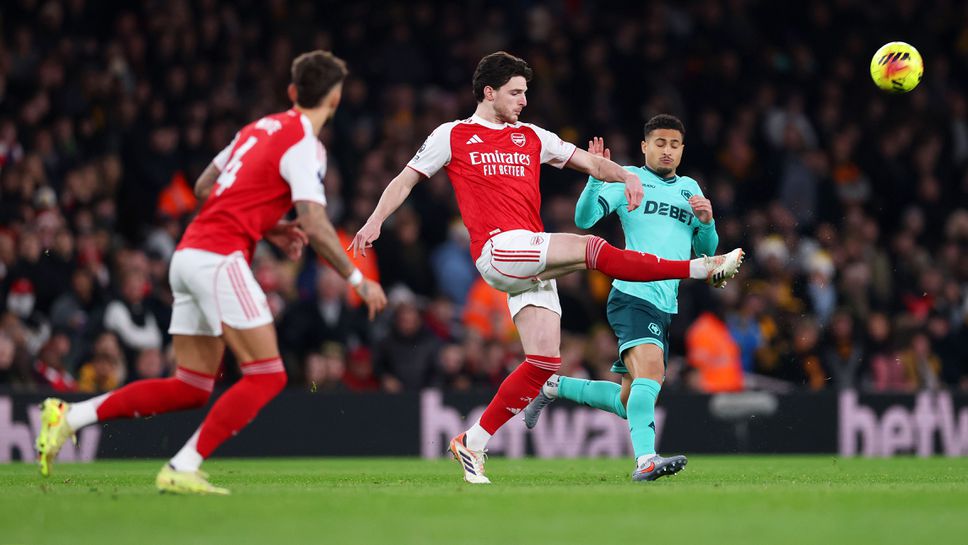 Арсенал 0:0 Уулвърхамптън, безплоден натиск на "топчиите"