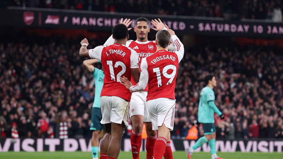 Арсенал 1:1 Уулвърхамптън, леден душ за "топчиите"