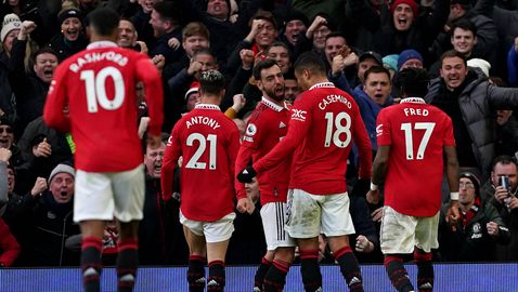  Манчестър Юнайтед шокира Манчестър Сити след цялостен поврат за четири минути 