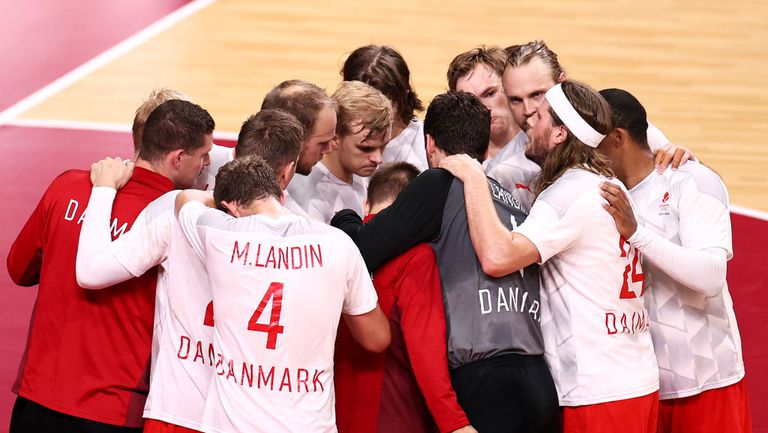 Отборът на Дания който е два пъти поред световен шампион