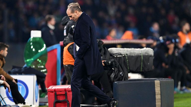 Старши треньорът на Ювентус Масимилиано Алегри нямаше как да не