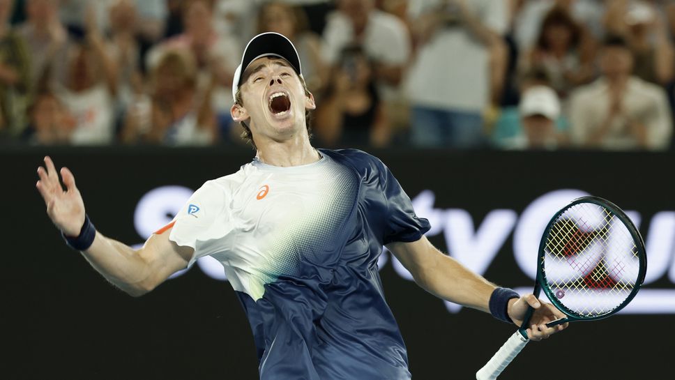 Фаворитът на домакините Де Минор зарадва публиката в Мелбърн