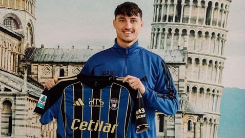  Официално: Пиза притегли Росен Божинов в исторически за българския футбол трансфер 