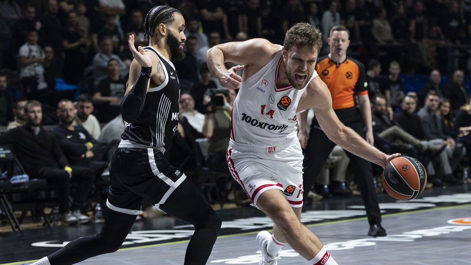 Везенков и Олимпиакос размазаха Партизан в Белград