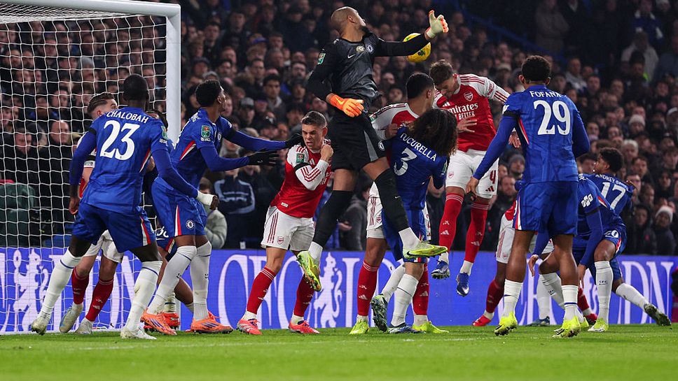 Челси 0:0 Арсенал, "топчиите" поведоха за пореден път след корнер