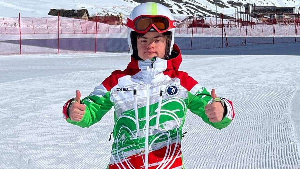 Състезателката по ски алпийски дисциплини със синдром на Даун и