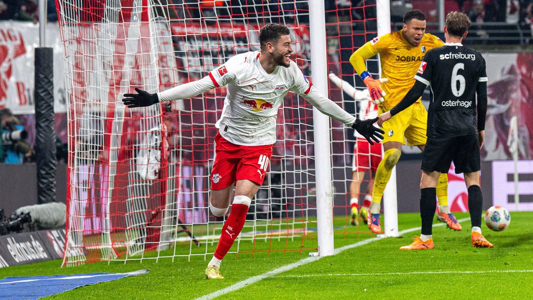 РБ Лайпциг удари Фрайбург с два бързи гола през второто полувреме и излезе на трето място