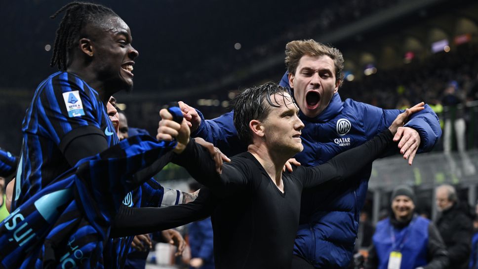 Късен гол зарадва Интер срещу 10 от Ювентус в поредното зрелищно Дерби на Италия