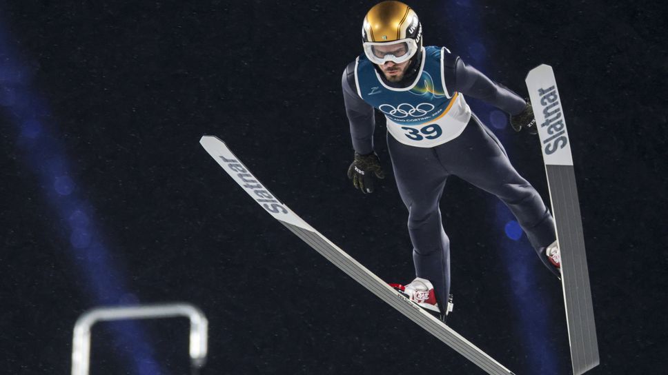 Ски скачачът Владимир Зографски заема шестото място след първия скок