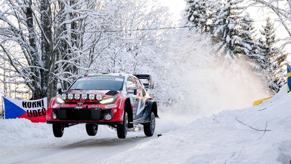 Миналогодишният победител в рали Швеция Елфин Еванс Тойота си върна
