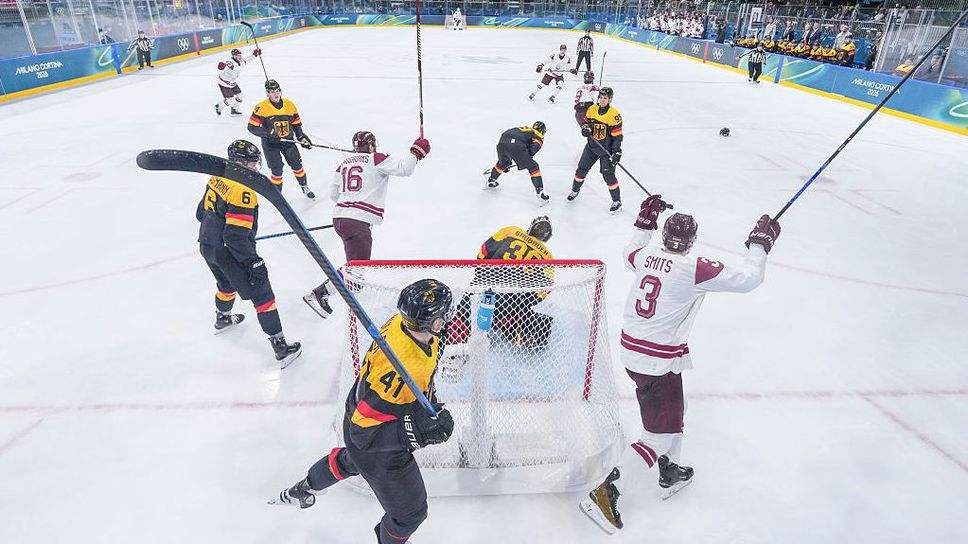 Латвия победи с 4 3 Германия за първата си победа