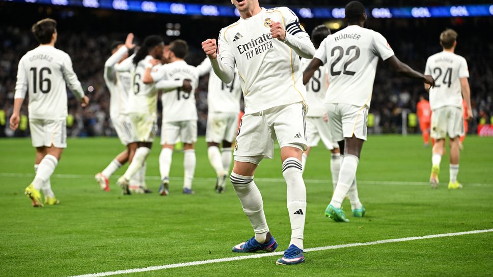 Реал Мадрид 4:1 Реал Сосиедад, втора дузпа на Винисиус реши почти всичко