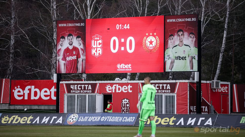 ЦСКА 1948 0:0 ЦСКА, много промени при домакините и само една за гостите