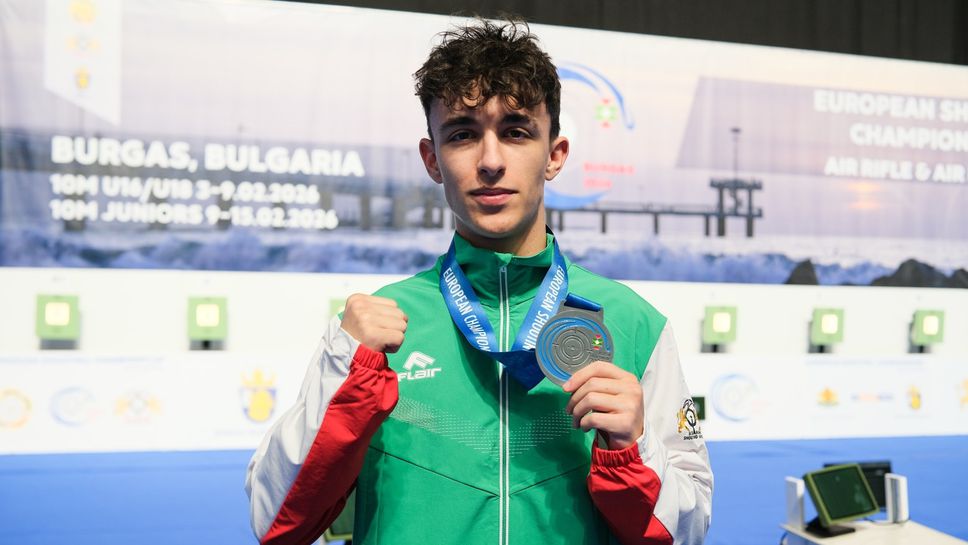 Виктор Бонев спечели сребърен медал на 10 мeтра въздушен пистолет