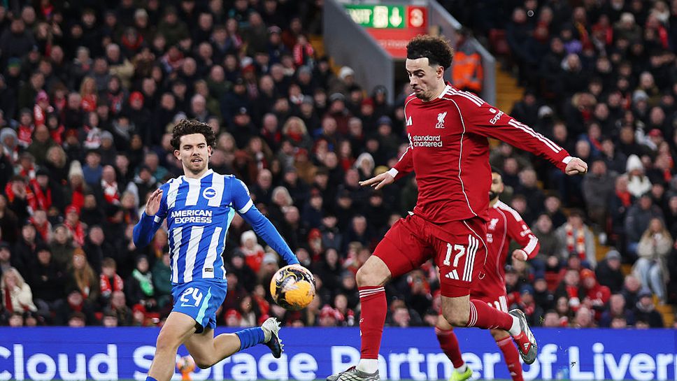 Ливърпул 1:0 Брайтън, Къртис Джоунс откри резултата