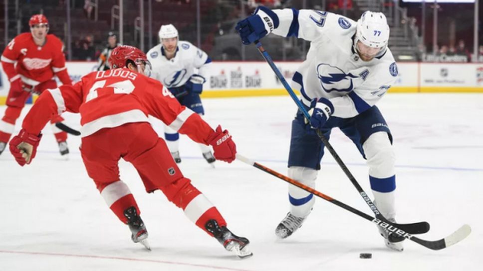 Детройт удари шампиона Тампа Бей, Каролина със седми пореден успех след разгром над Нешвил