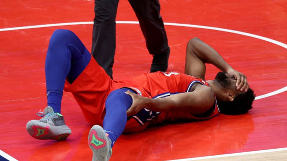 Ембийд се контузи при победата на Филаделфия срещу Вашингтон