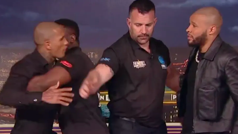 Конър Бен и Крис Юбенк бяха близо до бой пред Пиърс Морган