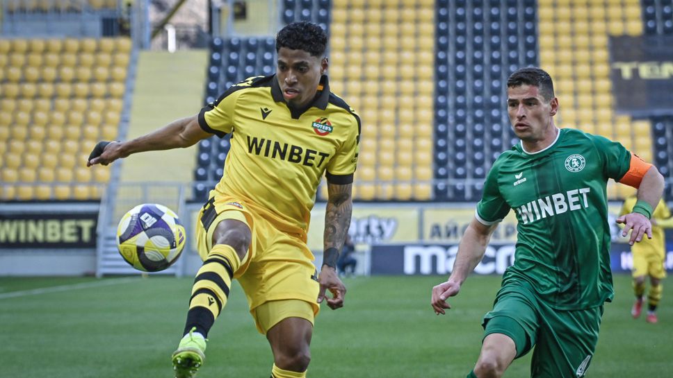 Ботев (Пловдив) 1:1 Ботев (Враца), бърза размяна на голове