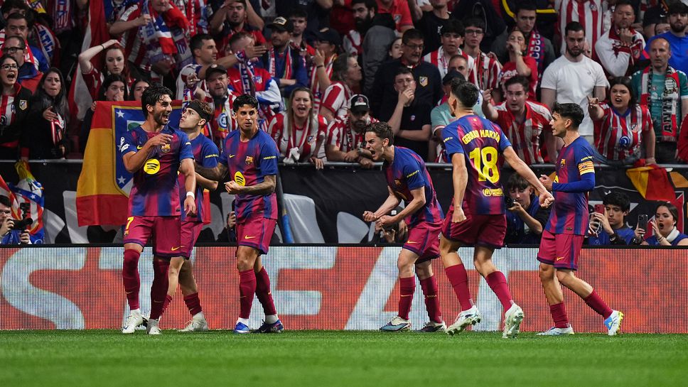 Атлетико Мадрид 1:2 Барселона, страхотно първо полувреме: Луукман върна предимството в общия резултат