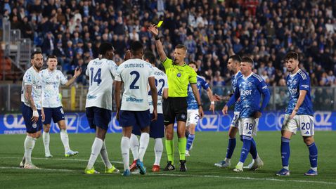 Интер е бил ощетен с дузпа за Комо, призна съдийски шеф