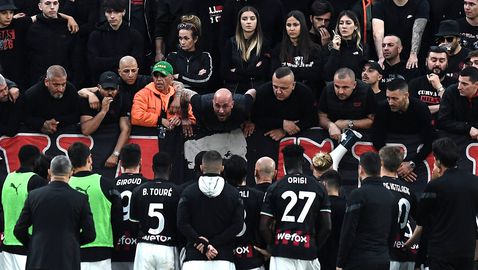 Тифозите на Милан не издържаха и спретнаха наказателна лекция на футболистите