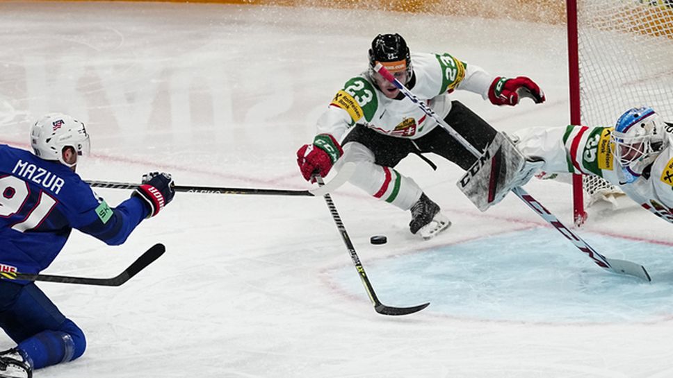 САЩ и Канада постигнаха убедителни победи на световното първенство по хокей на лед за мъже