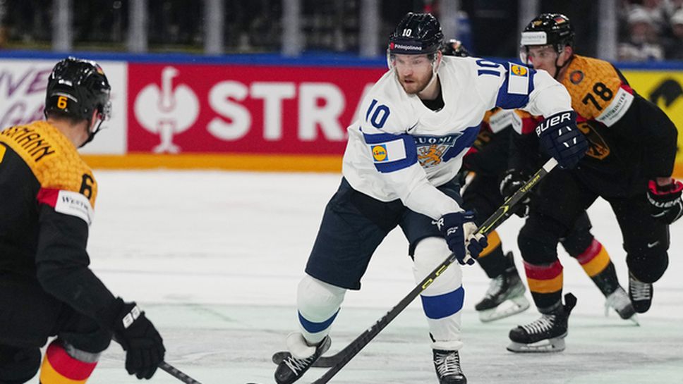 Финландия постигна първа победа на Световното първенство по хокей на лед