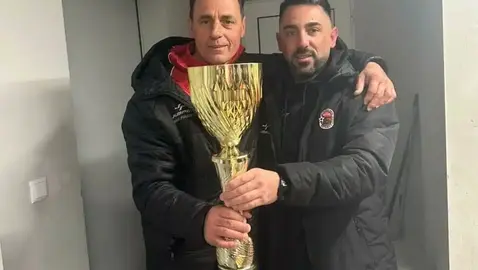 Валери Свиленов след триумфа с купата на Аматьорската лига
