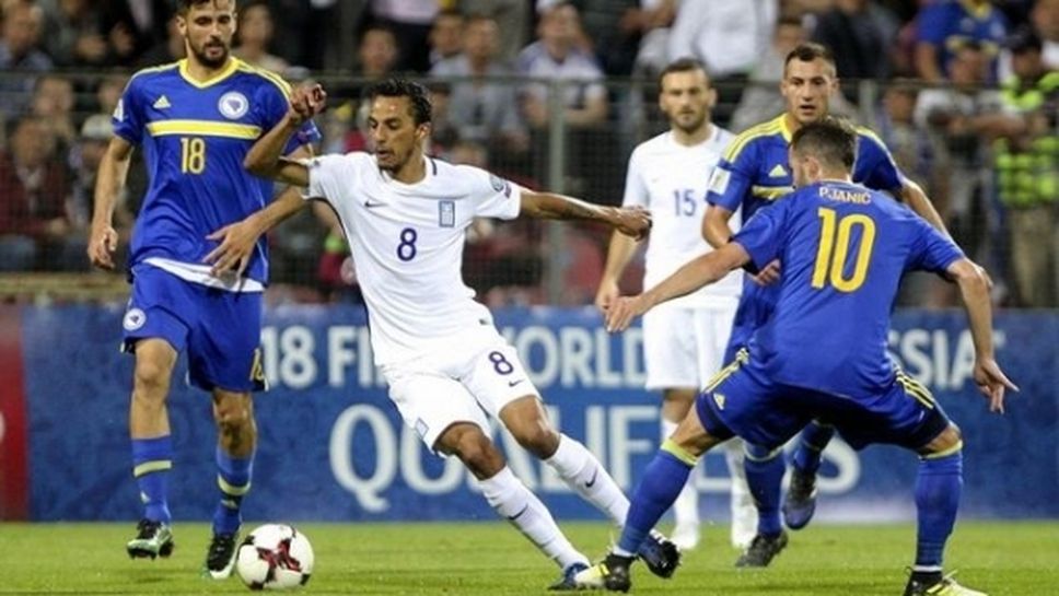 Босна и Гърция не се победиха в спора за второ място в група "Н"