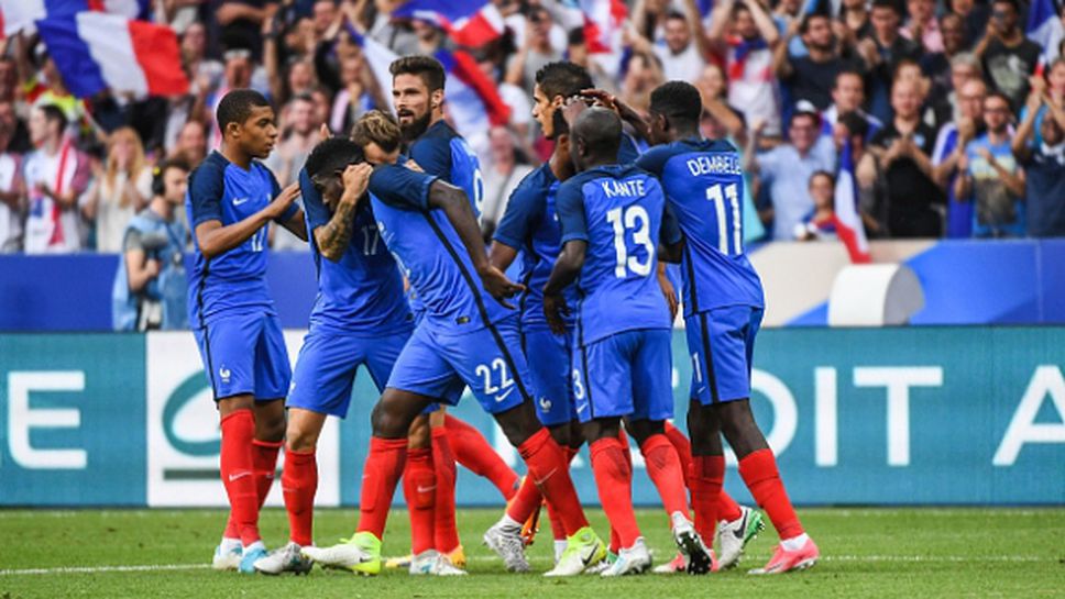 10 французи надвиха Англия в голово шоу (видео)