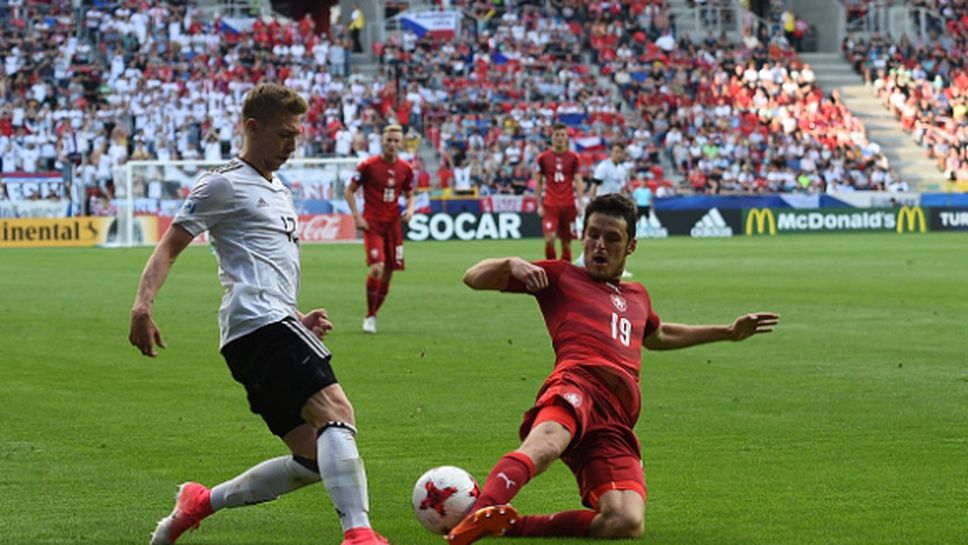 Германия спечели срещу Чехия на Евро 2017 до 21 години (видео)