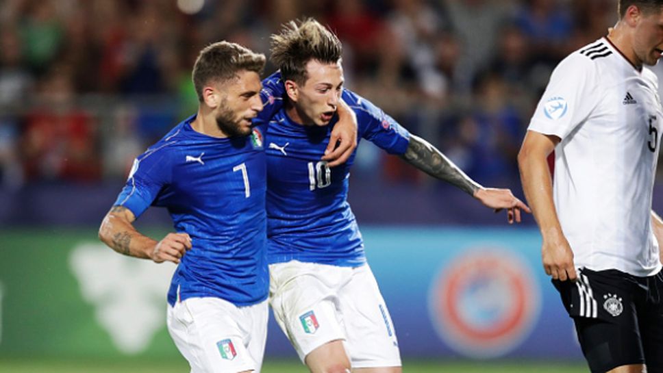 Бернардески класира Италия на 1/2-финал на Европейското до 21 години