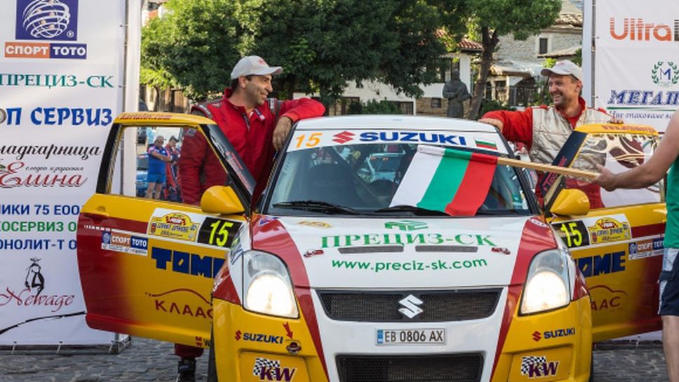 Suzuki България в подкрепа на шампионски рали екипаж