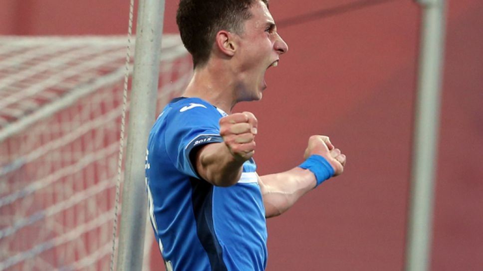 Мечтан дебют за Божката Краев - наниза гол в Лига Европа (видео)
