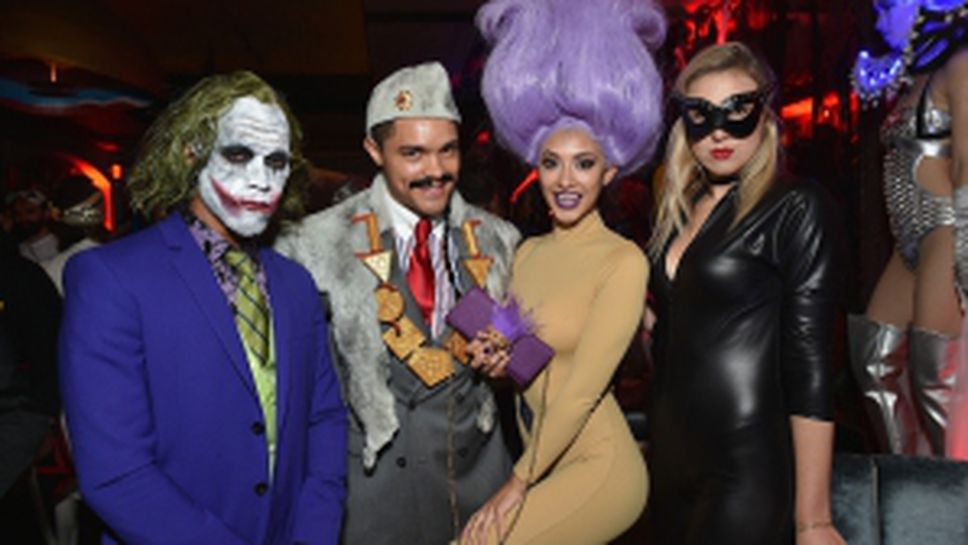 Хамилтън се маскира като Жокера за Хелоуин