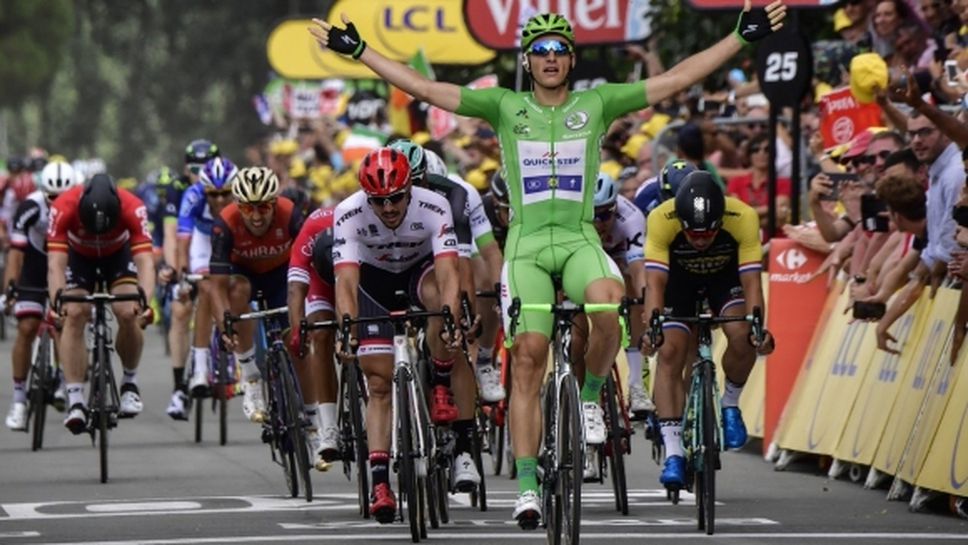 Кител с историческа етапна победа в Тур дьо Франс