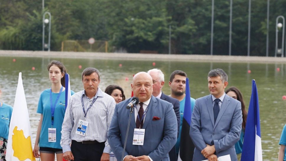 Министър Кралев откри ЕП по кану-каяк в Пловдив