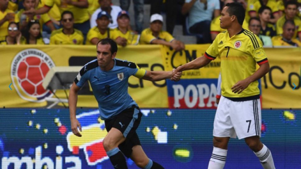 Колумбия - Уругвай 	2:2