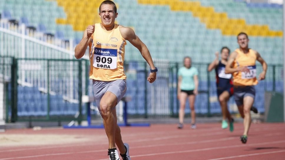 Антонио Иванов отпадна в сериите на 100 метра на eвропейското до 20 години