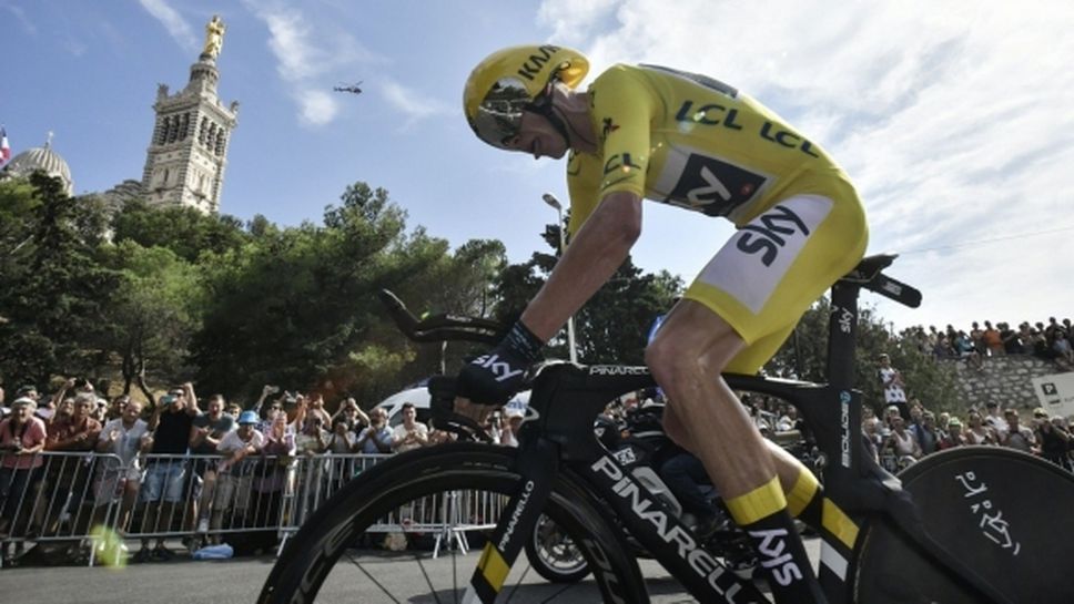 Фрум си гарантира победата в Тур-а след драматичен “часовник” в Марсилия