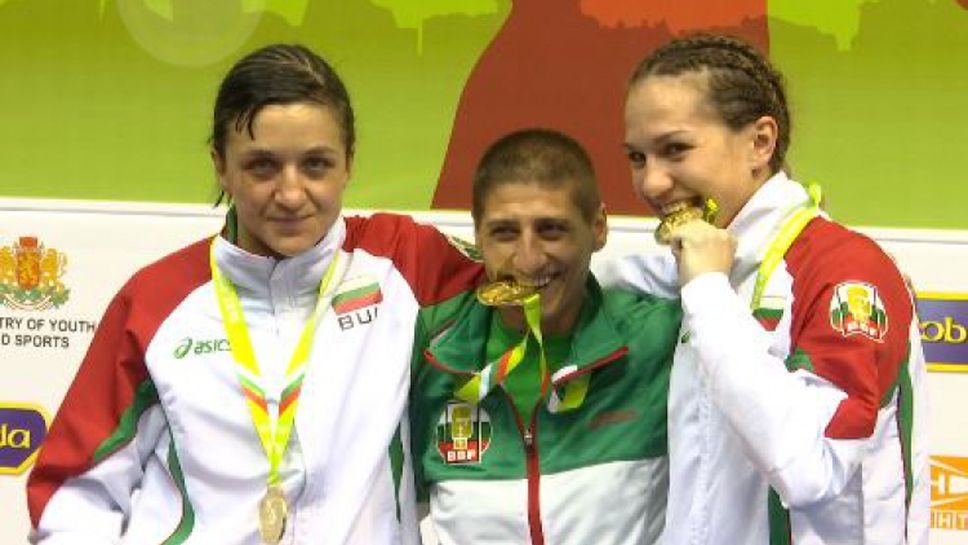 България с три европейски титли по бокс