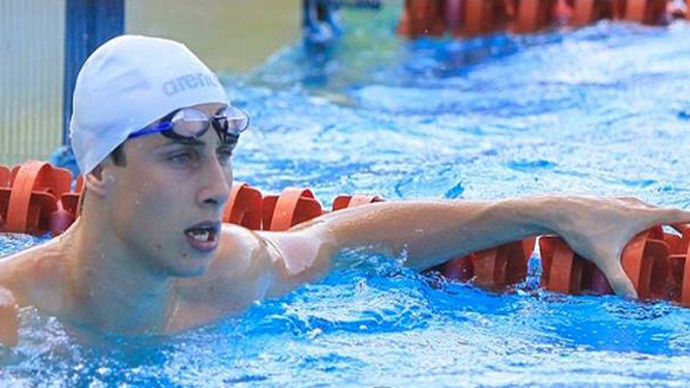 Кристиян Голомеев с трето време в сериите на 50 метра св. стил на световното