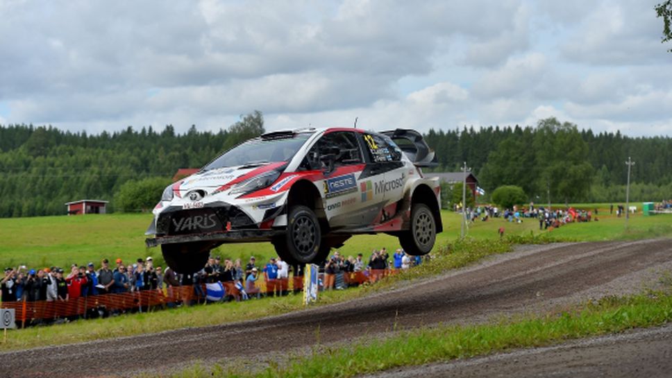 Есапека Лапи впечатли и грабна дебютната си победа във WRC (видео)